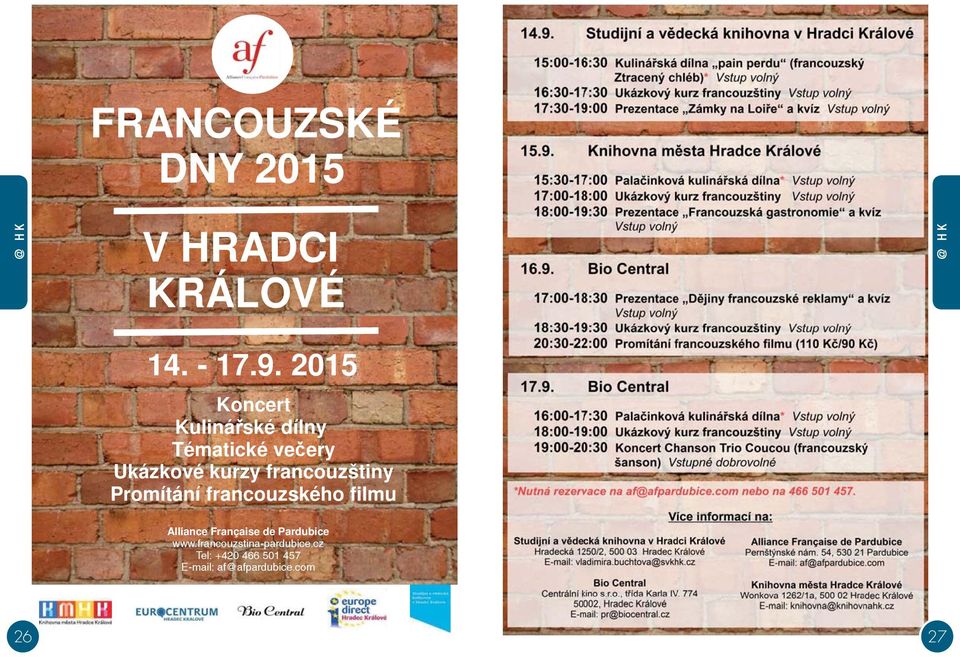 francouzštiny Promítání francouzského filmu @ HK Alliance Française de