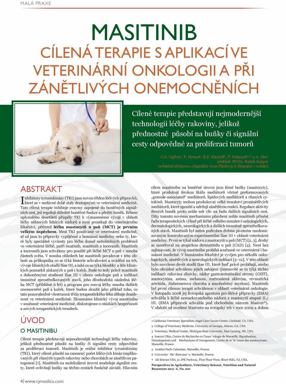 Radek Kašpar redakčně zkráceno, originální verze článku je k dispozici v redakci Abstrakt Inhibitory tyrosinkinázy (TKI) jsou novou třídou léčivých přípravků, které se v nedávné době staly dostupnými