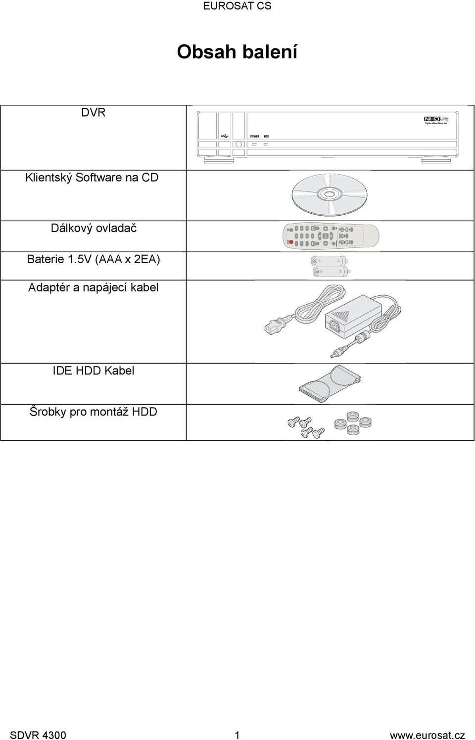 5V (AAA x 2EA) Adaptér a napájecí