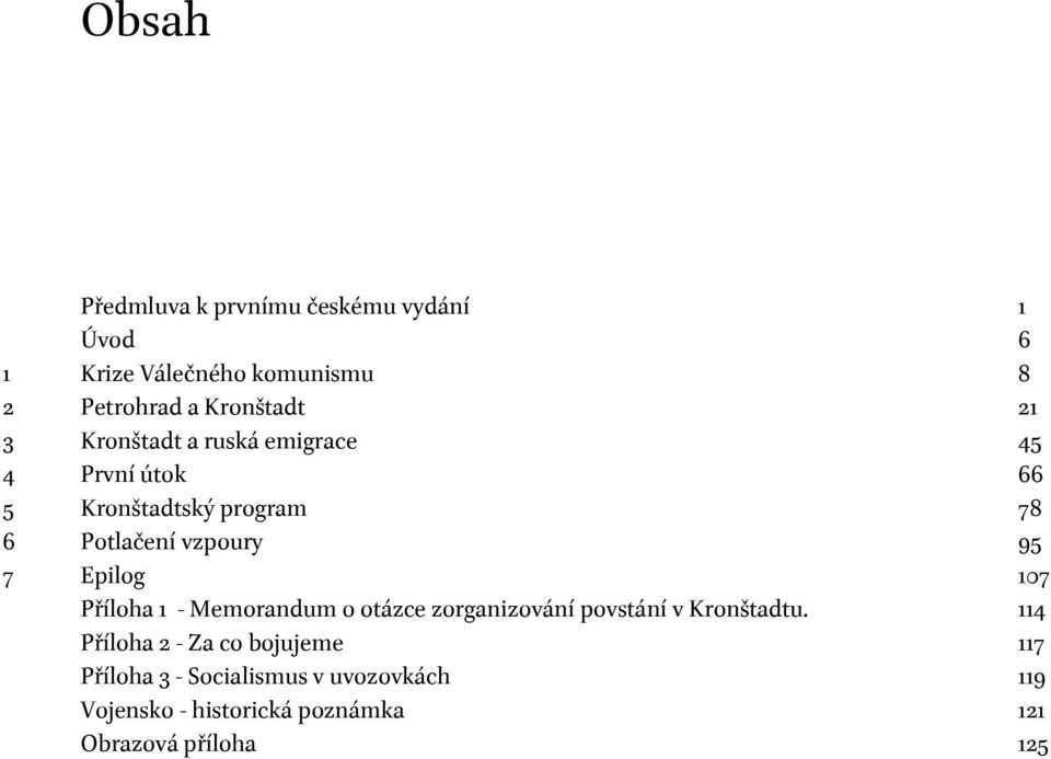 - Memorandum o otázce zorganizování povstání v Kronštadtu.