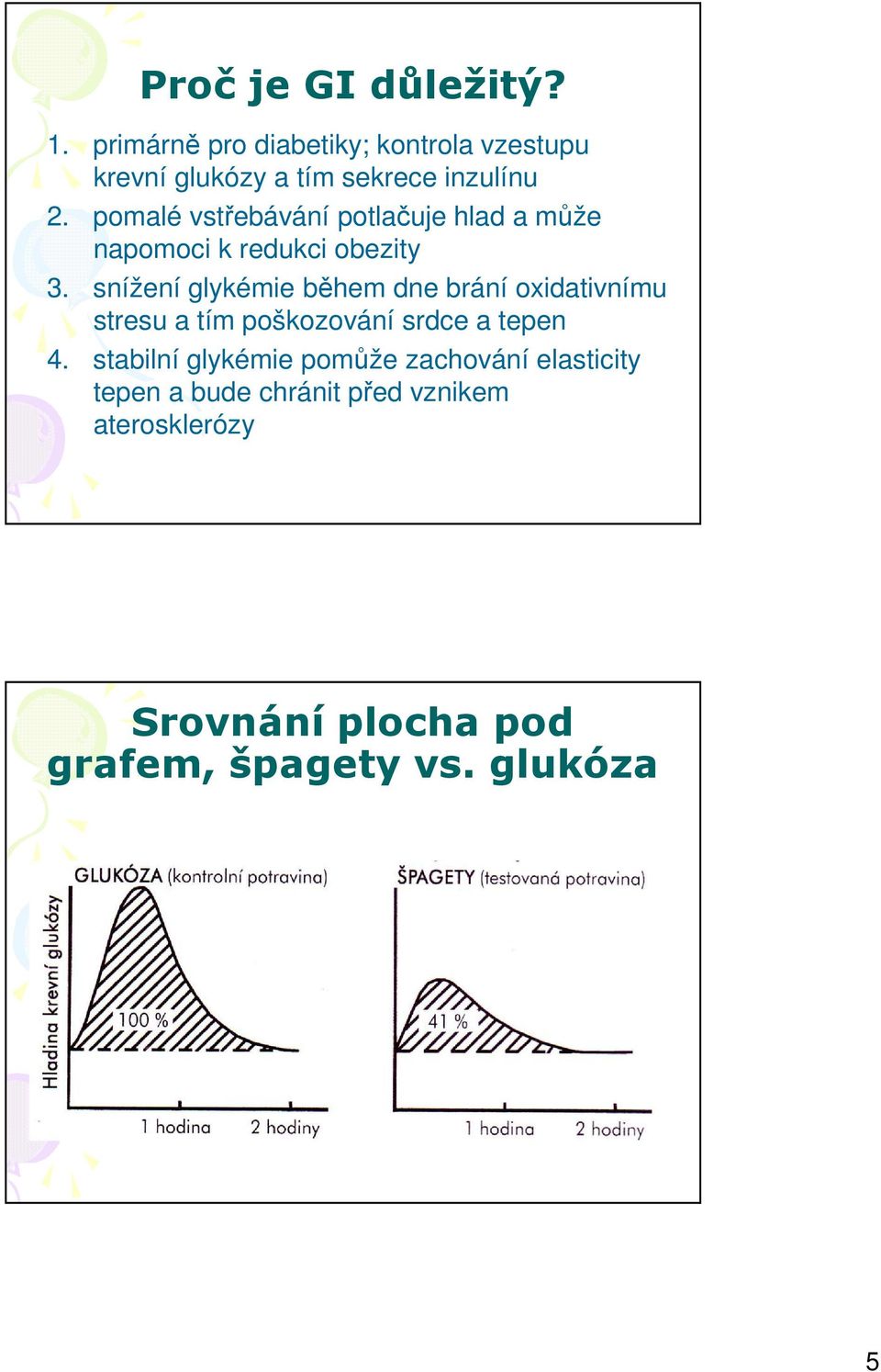 pomalé vstřebávání potlačuje hlad a může napomoci k redukci obezity 3.