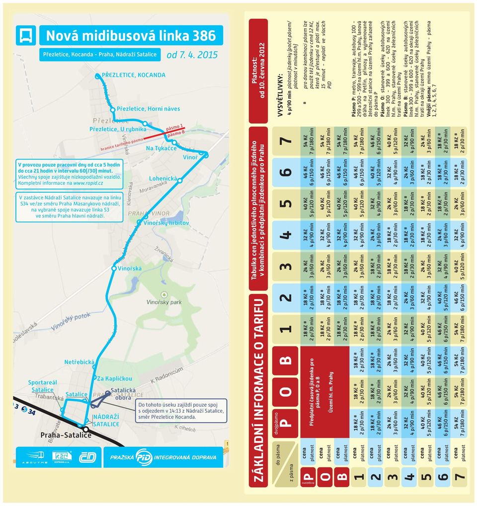 m. Prahy, stanovené úseky železničních tratí na území Prahy Pásmo B: stanovené úseky autobusových linek 300-399 a 600-620 na okraji území hl.m. Prahy, stanovené úseky železničních tratí na okraji