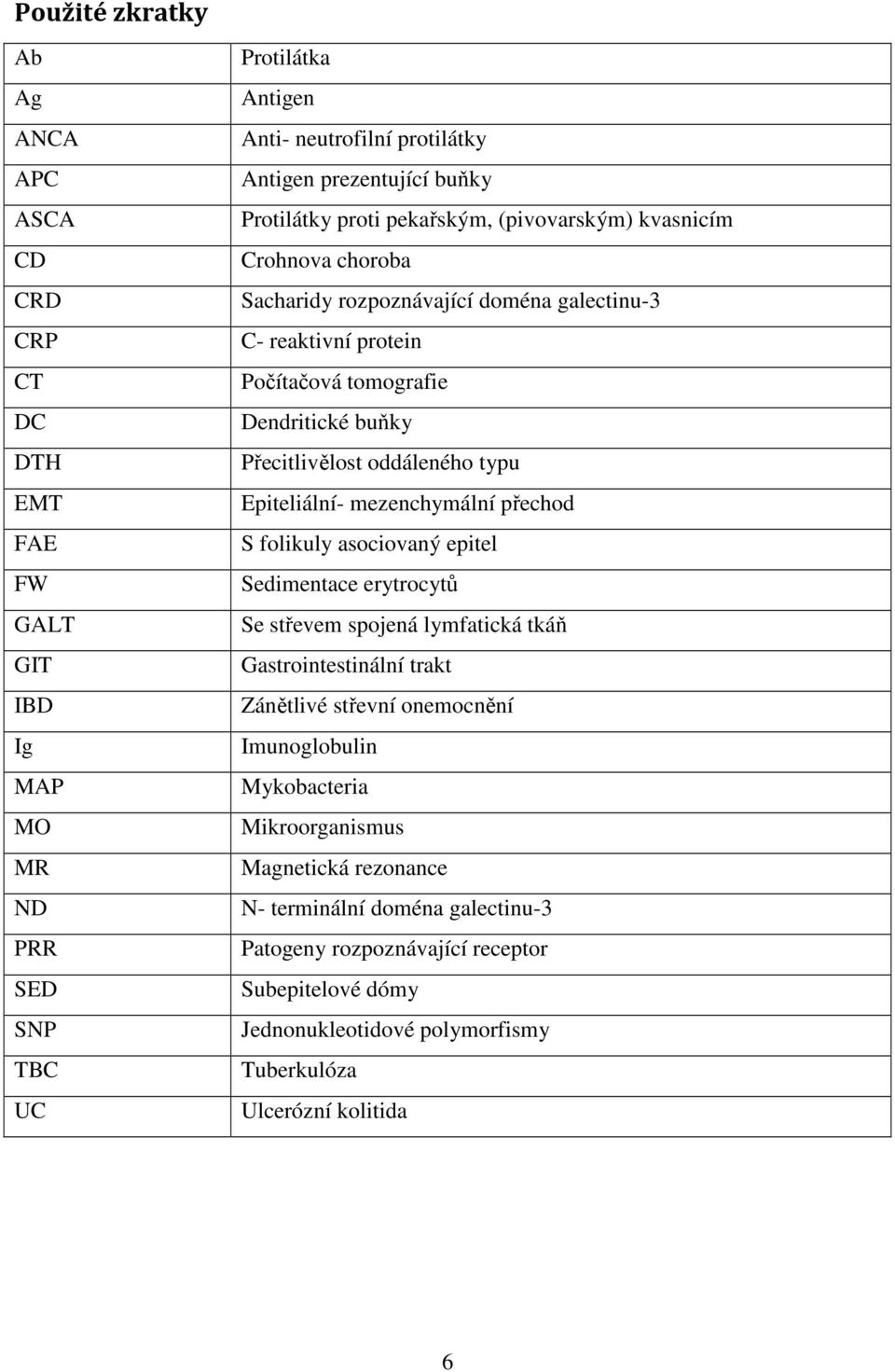 oddáleného typu Epiteliální- mezenchymální přechod S folikuly asociovaný epitel Sedimentace erytrocytů Se střevem spojená lymfatická tkáň Gastrointestinální trakt Zánětlivé střevní onemocnění