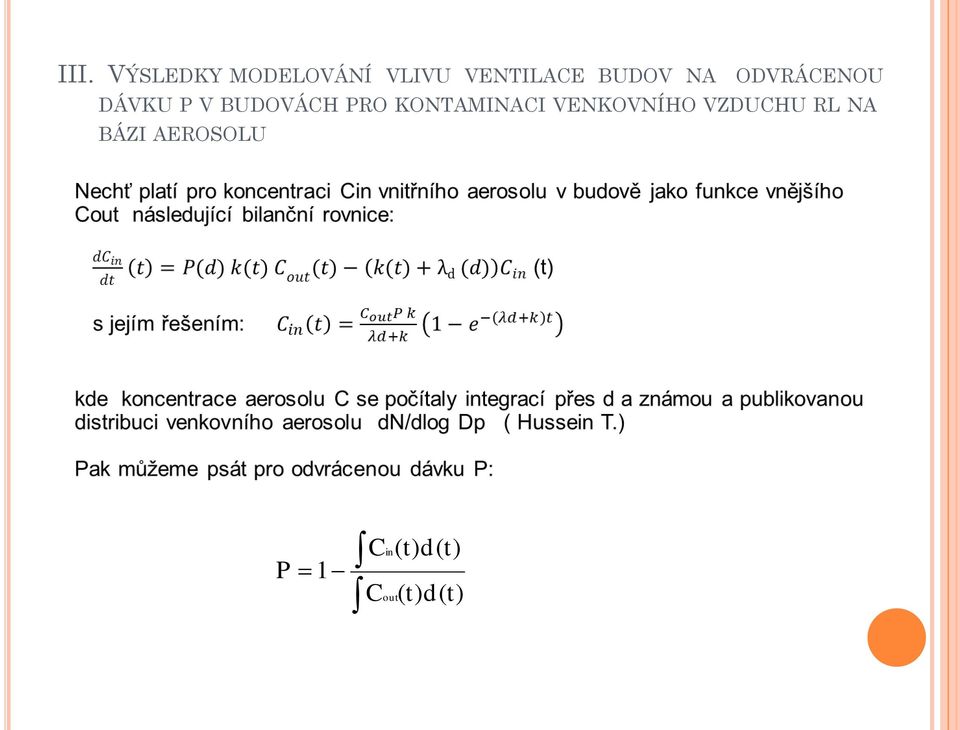 KONTAMINACI VENKOVNÍHO VZDUCHU RL NA BÁZI