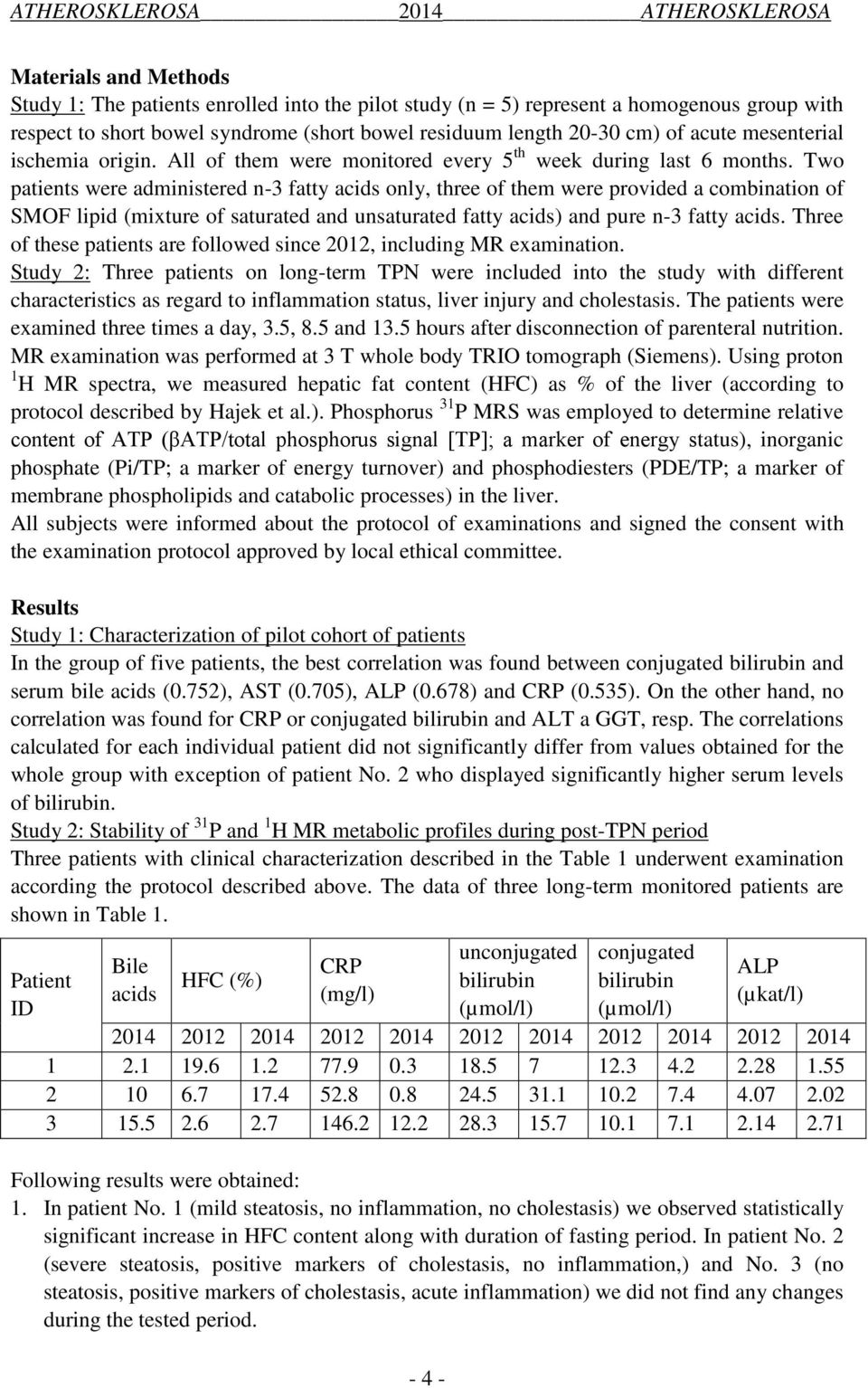 Two patients were administered n-3 fatty acids only, three of them were provided a combination of SMOF lipid (mixture of saturated and unsaturated fatty acids) and pure n-3 fatty acids.