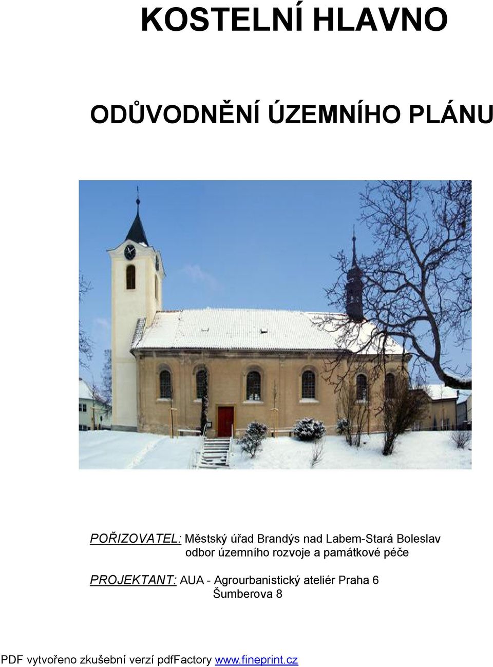 Boleslav odbor územního rozvoje a památkové péče