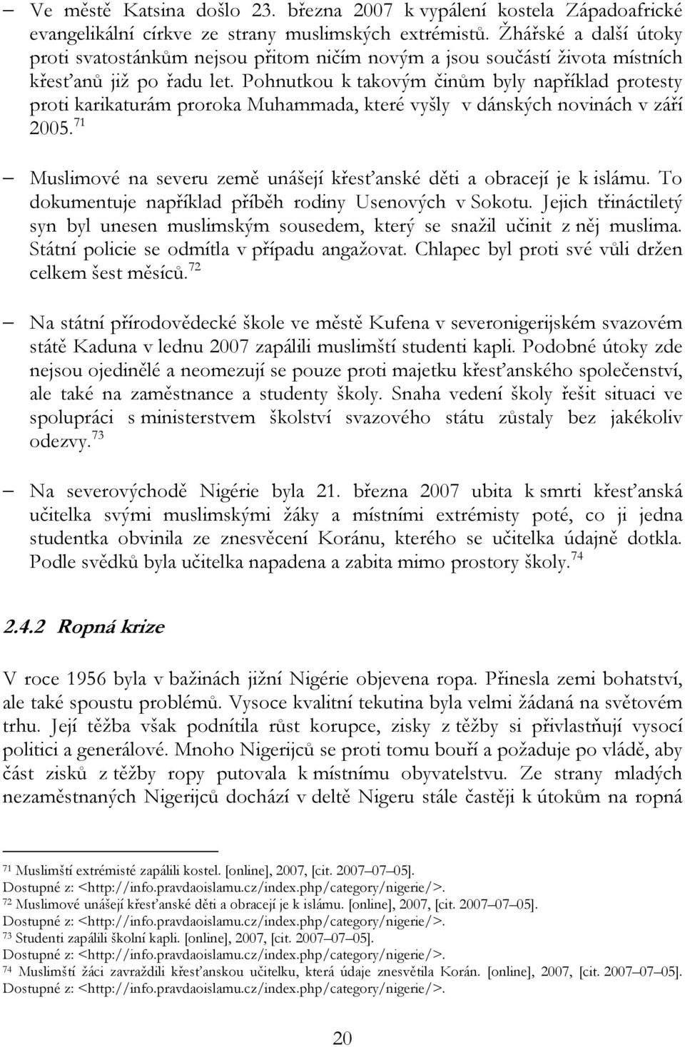 Pohnutkou k takovým činům byly například protesty proti karikaturám proroka Muhammada, které vyšly v dánských novinách v září 2005.