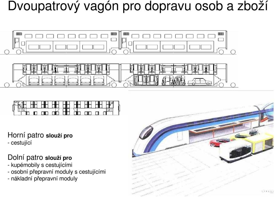 pro - kupémobily s cestujícími - osobní