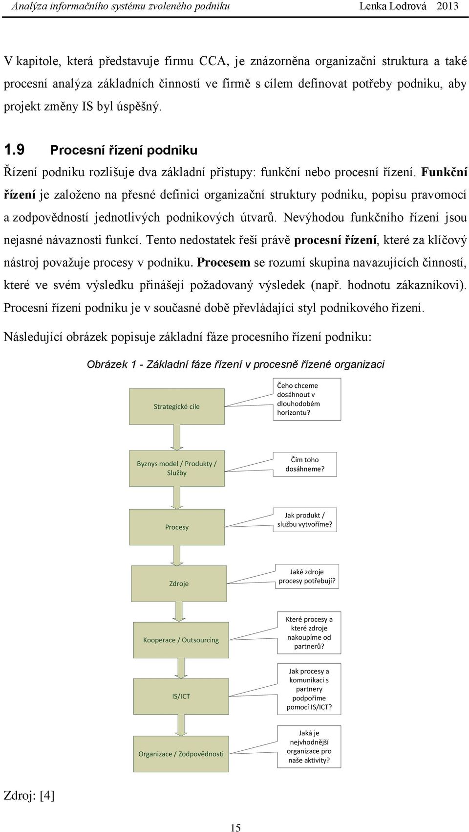 Funkční řízení je založeno na přesné definici organizační struktury podniku, popisu pravomocí a zodpovědností jednotlivých podnikových útvarů.