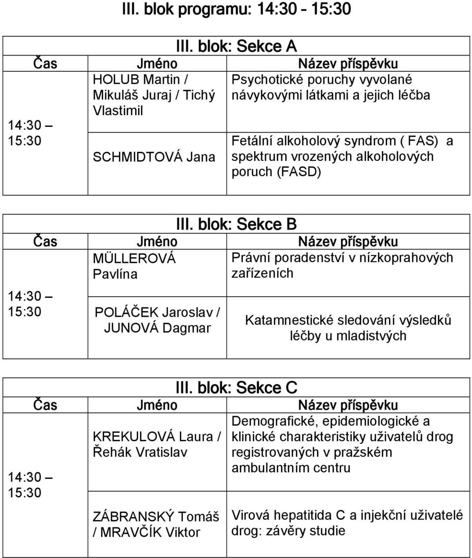 syndrom ( FAS) a spektrum vrozených alkoholových poruch (FASD) III.