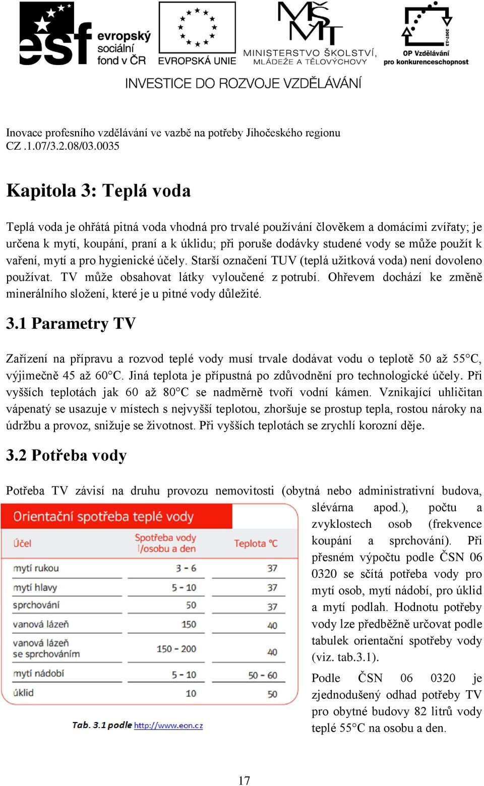 Ohřevem dochází ke změně minerálního složení, které je u pitné vody důležité. 3.