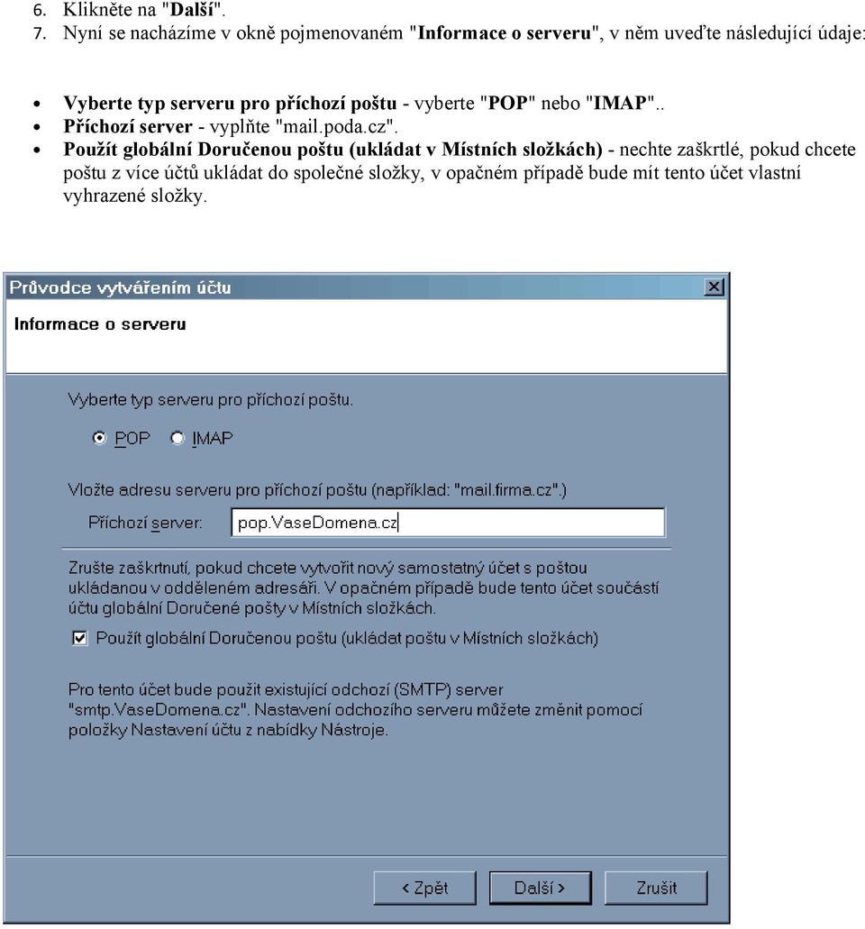 Nastavení Microsoft Outlook PDF Stažení zdarma