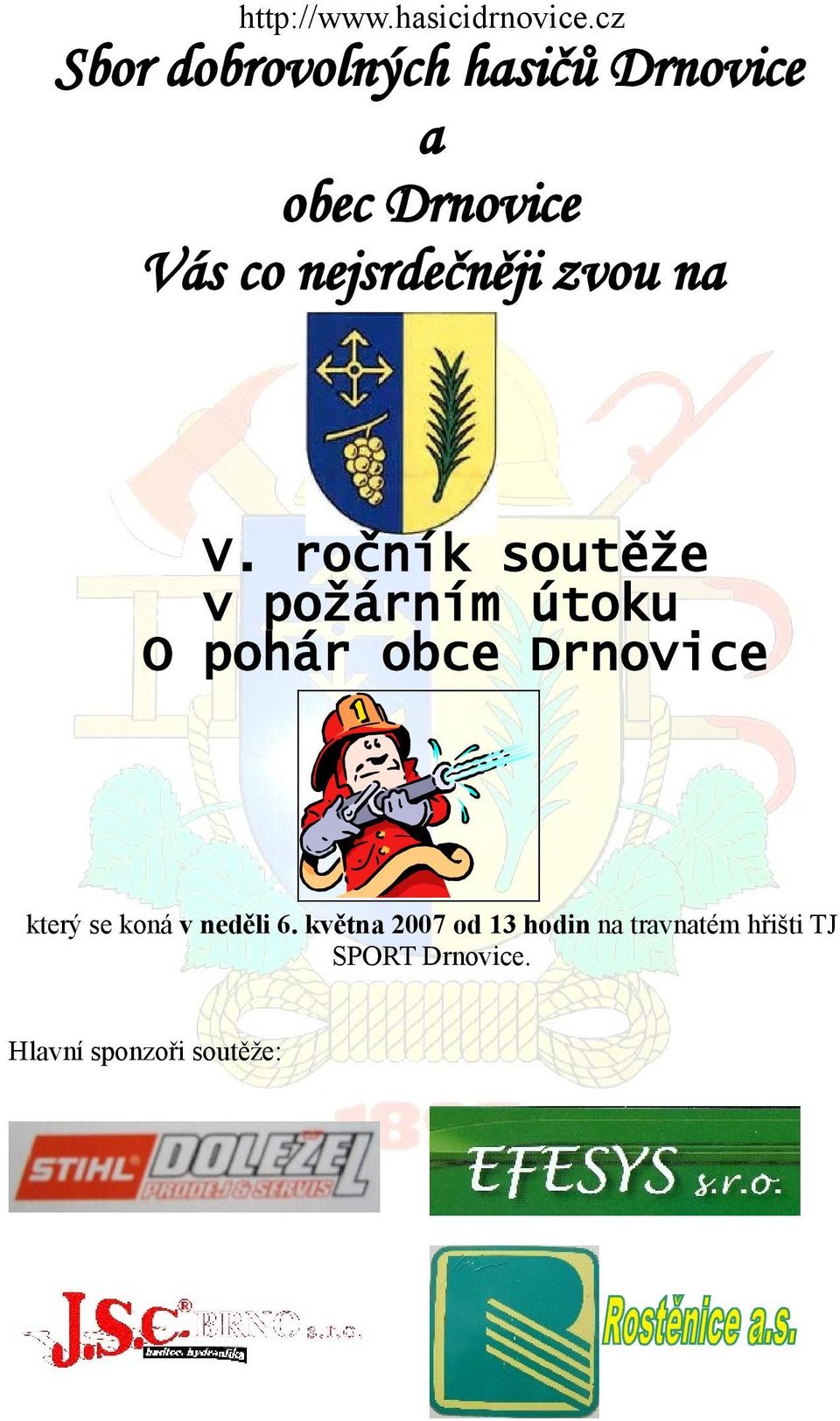 nejsrdečněji zvou na V.