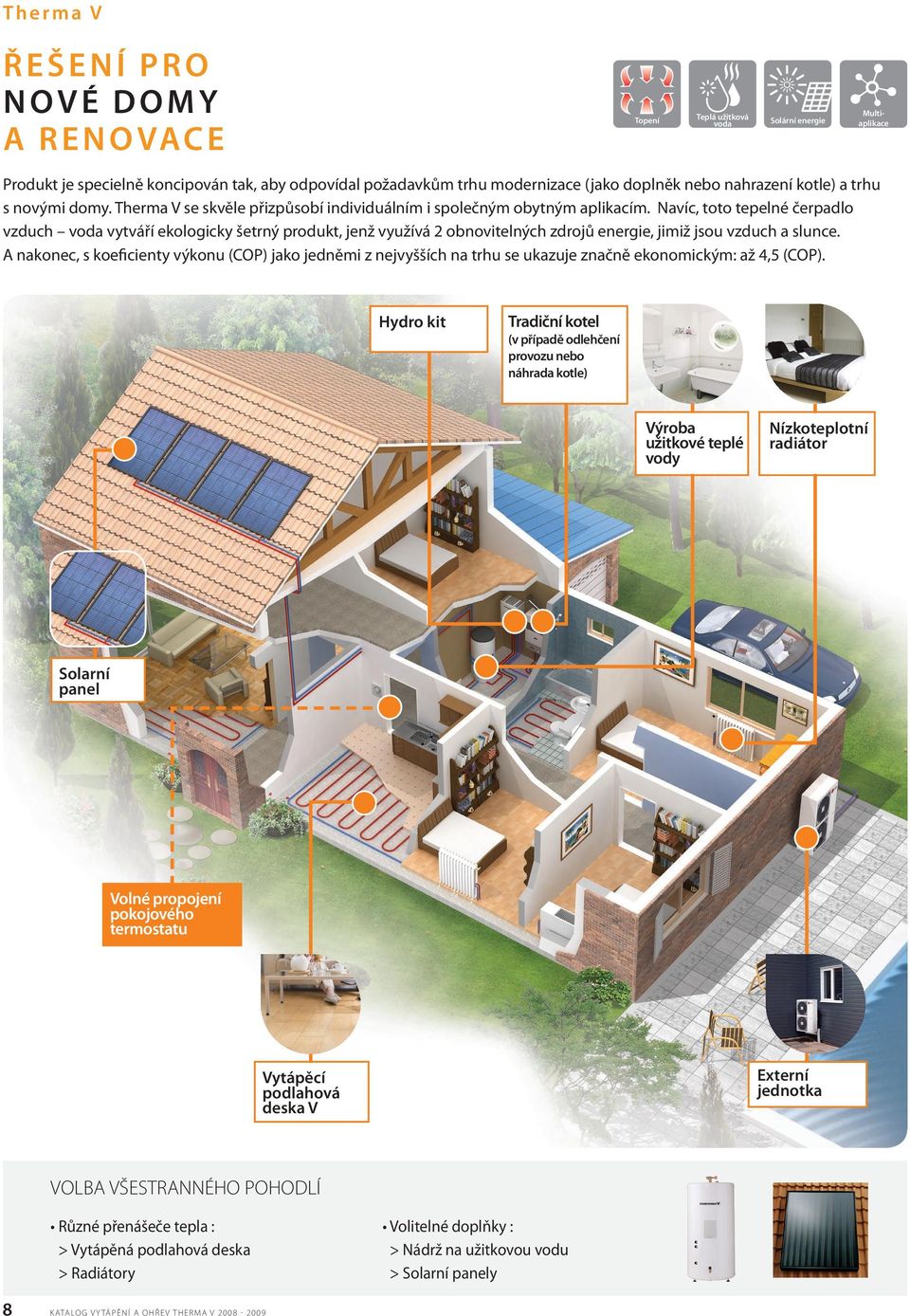 Navíc, toto tepelné čerpadlo vzduch voda vytváří ekologicky šetrný produkt, jenž využívá 2 obnovitelných zdrojů energie, jimiž jsou vzduch a slunce.