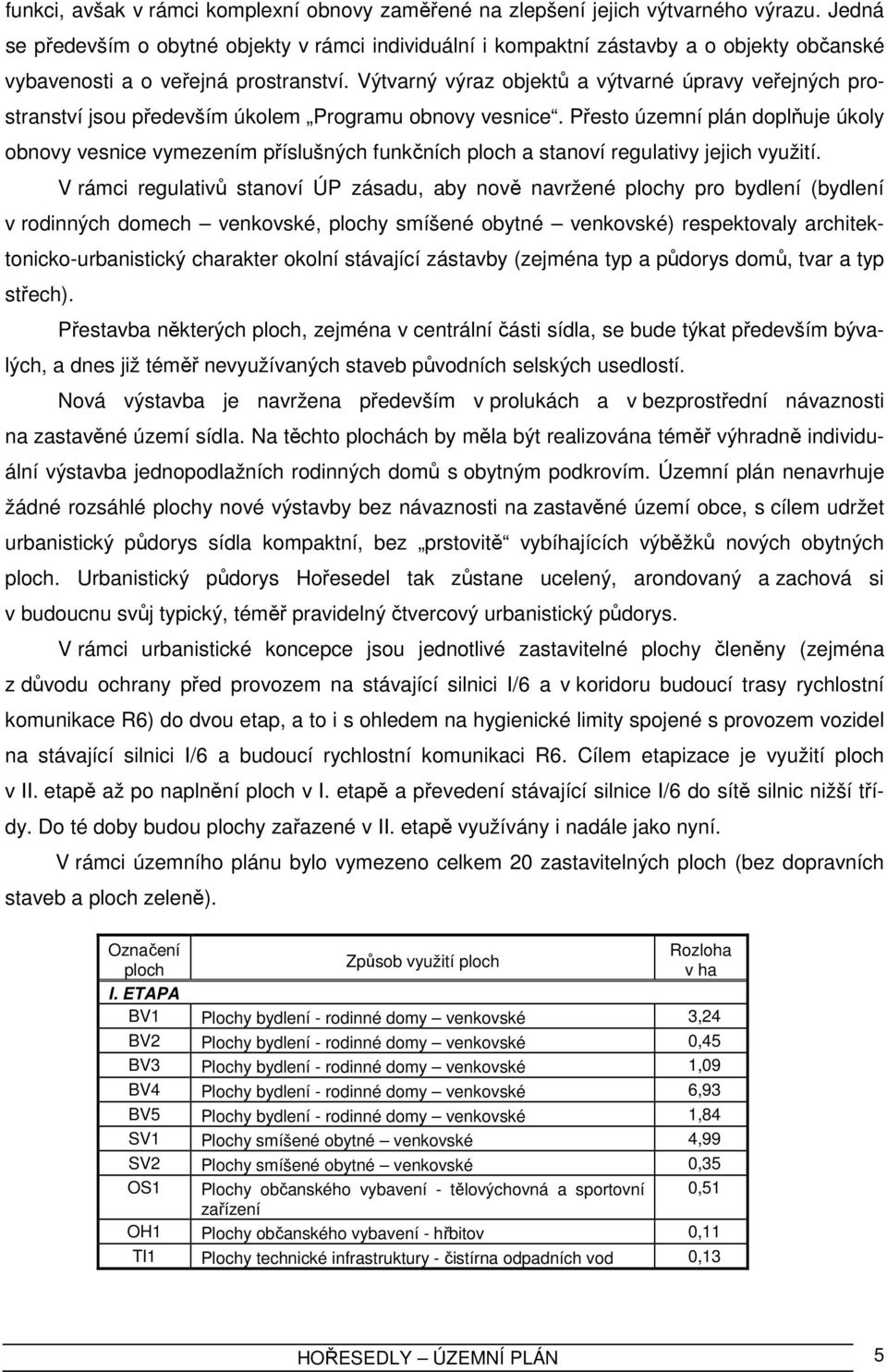 Výtvarný výraz objektů a výtvarné úpravy veřejných prostranství jsou především úkolem Programu obnovy vesnice.