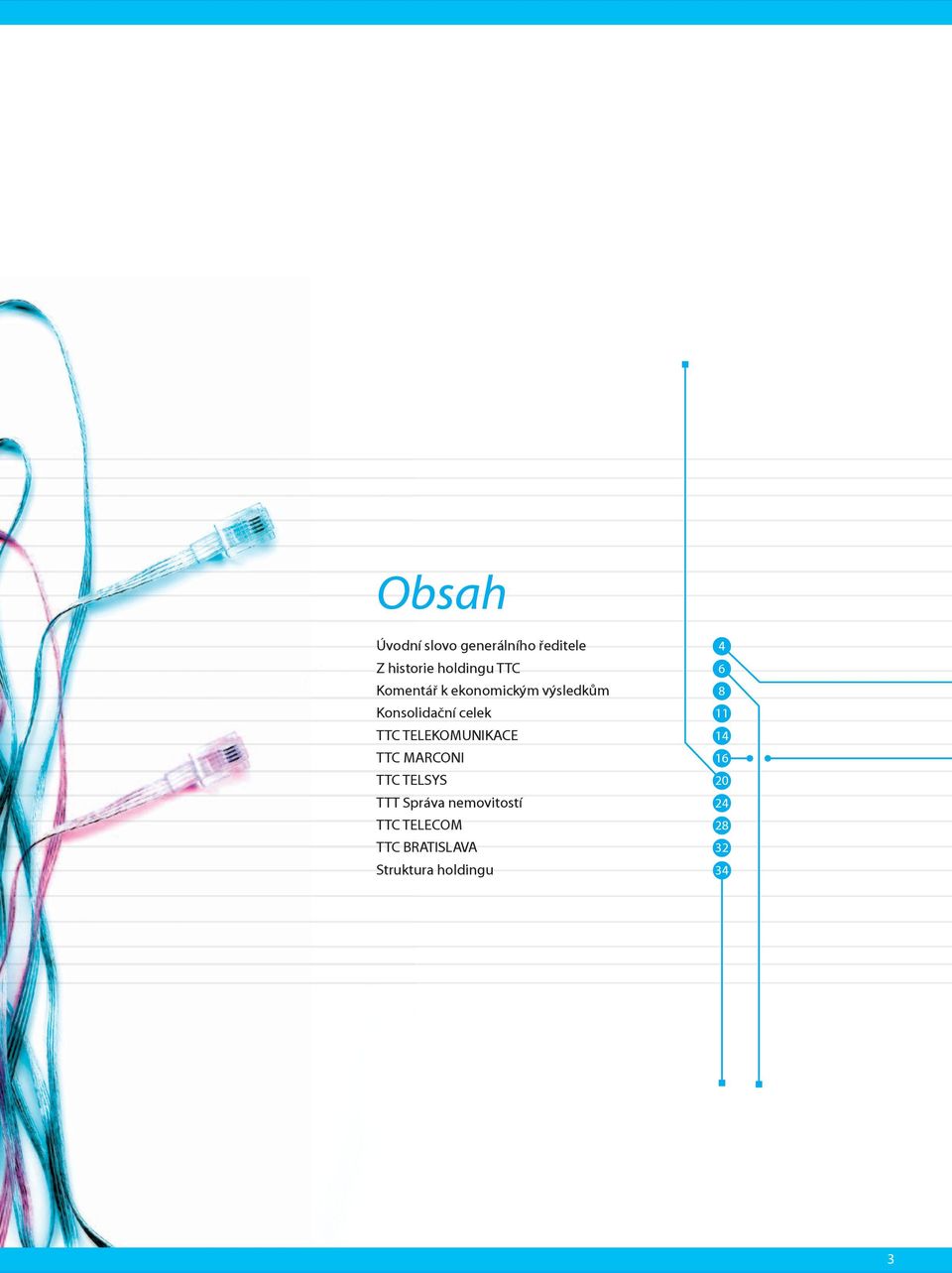 TTC TELEKOMUNIKACE 14 TTC MARCONI 16 TTC TELSYS 20 TTT Správa