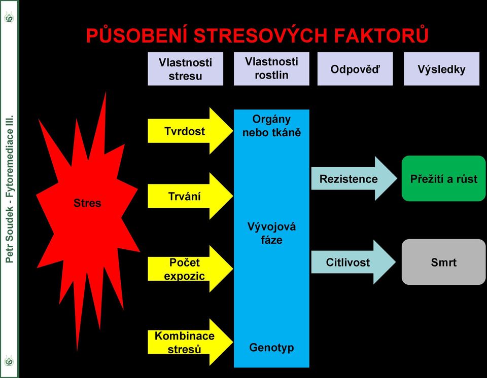 nebo tkáně Stres Trvání Rezistence Přežití a růst