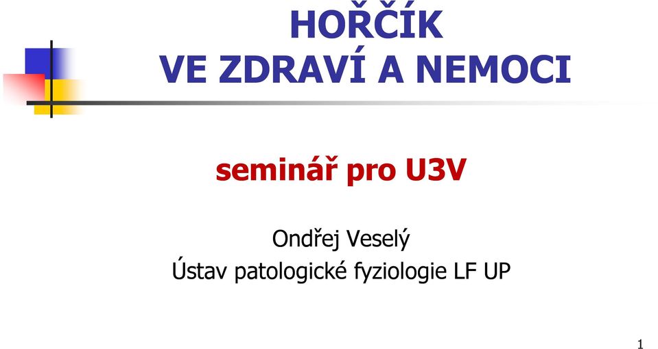 Ondřej Veselý Ústav