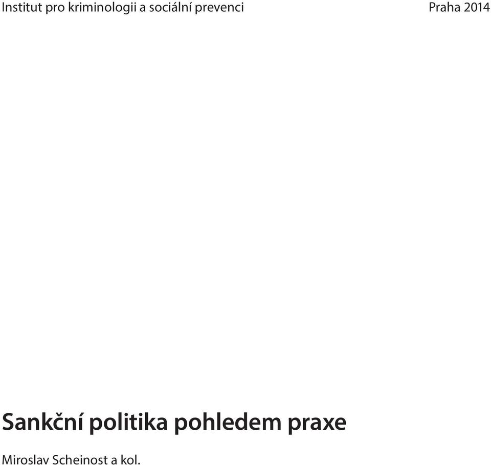 Sankční politika pohledem