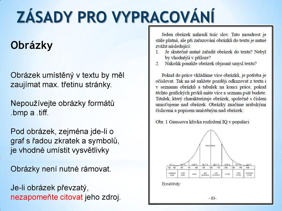 Pod obrázek, zejména jde-li o graf s řadou zkratek a symbolů, je vhodné