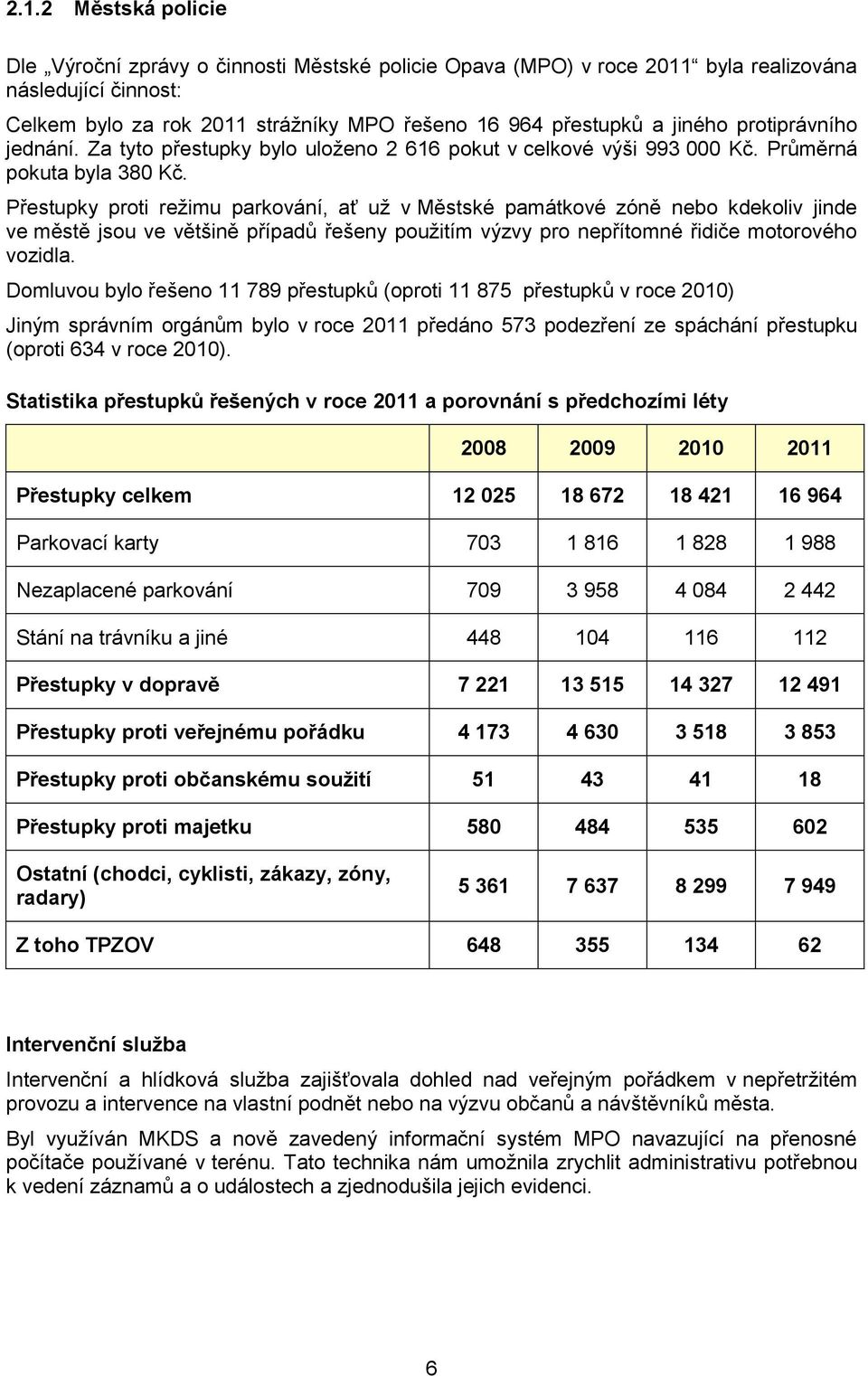 Přestupky proti režimu parkování, ať už v Městské památkové zóně nebo kdekoliv jinde ve městě jsou ve většině případů řešeny použitím výzvy pro nepřítomné řidiče motorového vozidla.