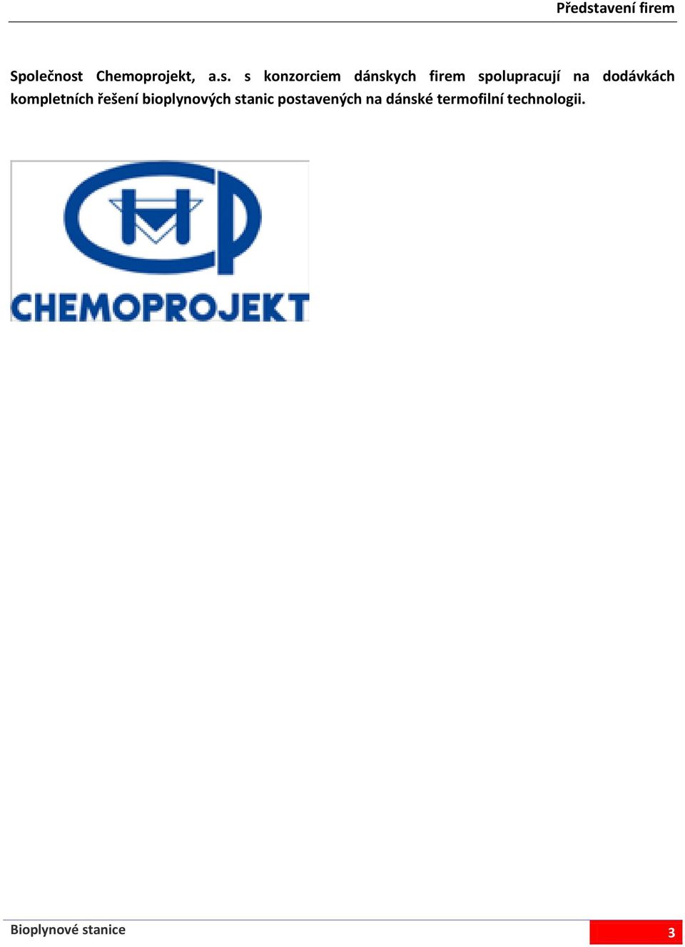 Chemoprojekt, a.s.