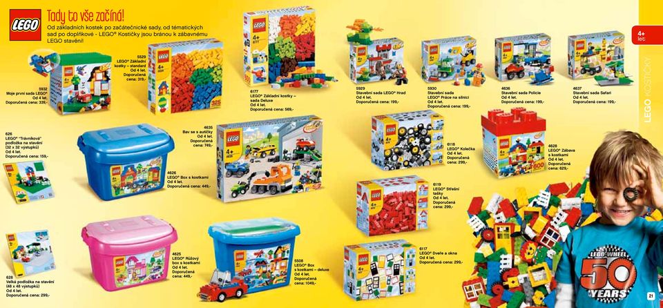 cena: 199,- 5930 Stavební sada LEGO Práce na silnici Od 4. cena: 199,- 4636 Stavební sada Policie Od 4. cena: 199,- 4637 Stavební sada Safari Od 4.