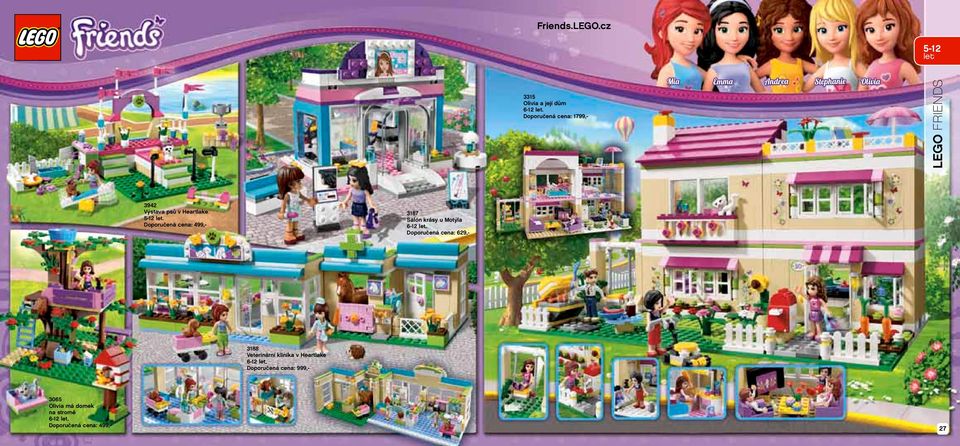 Stephanie Olivia LEGO FRIENDS 3942 Výstava psů v Heartlake cena: