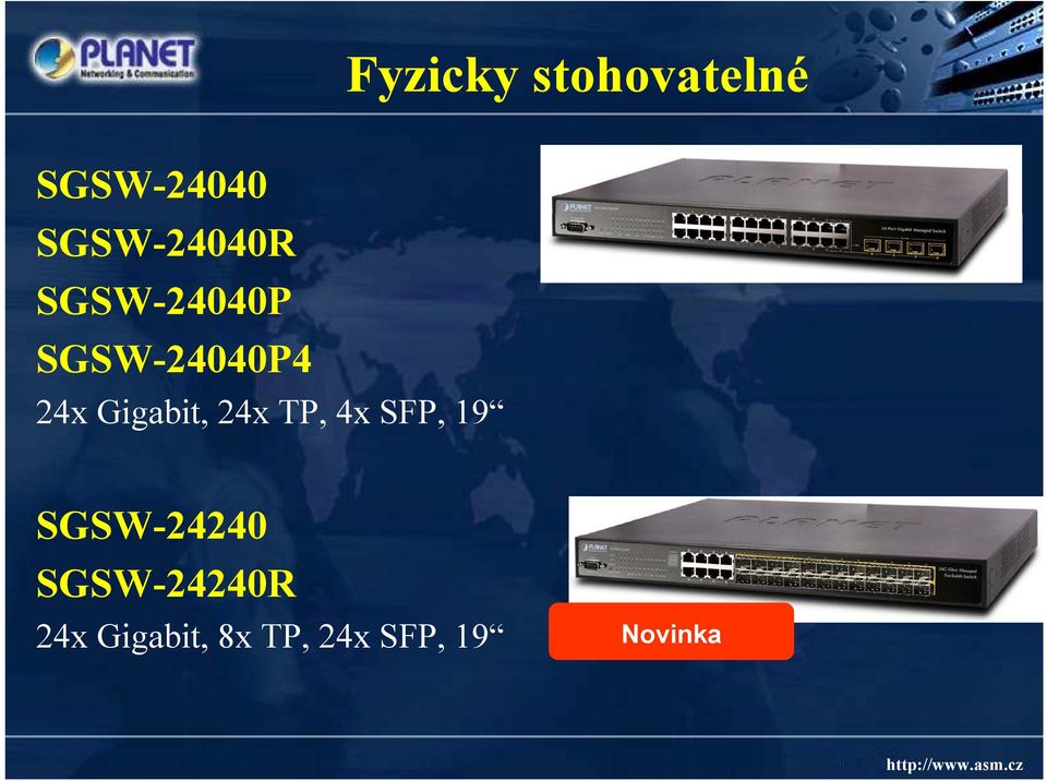 Gigabit, 24x TP, 4x SFP, 19 SGSW-24240