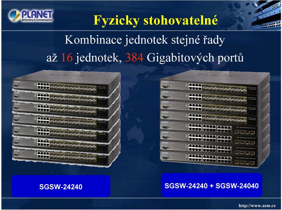 jednotek, 384 Gigabitových