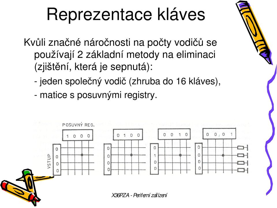 (zjištění, která je sepnutá): - jeden společný vodič