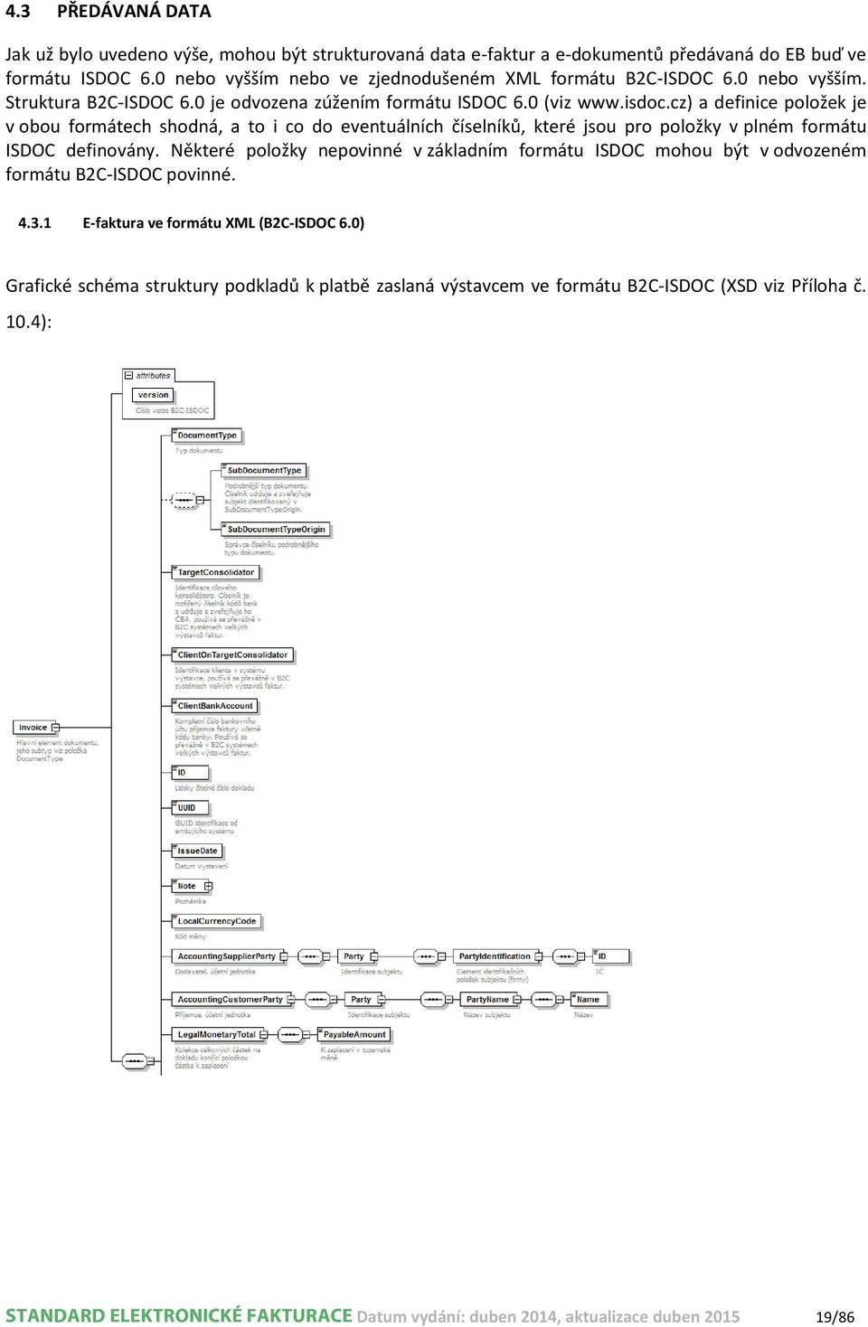 cz) a definice položek je v obou formátech shodná, a to i co do eventuálních číselníků, které jsou pro položky v plném formátu ISDOC definovány.