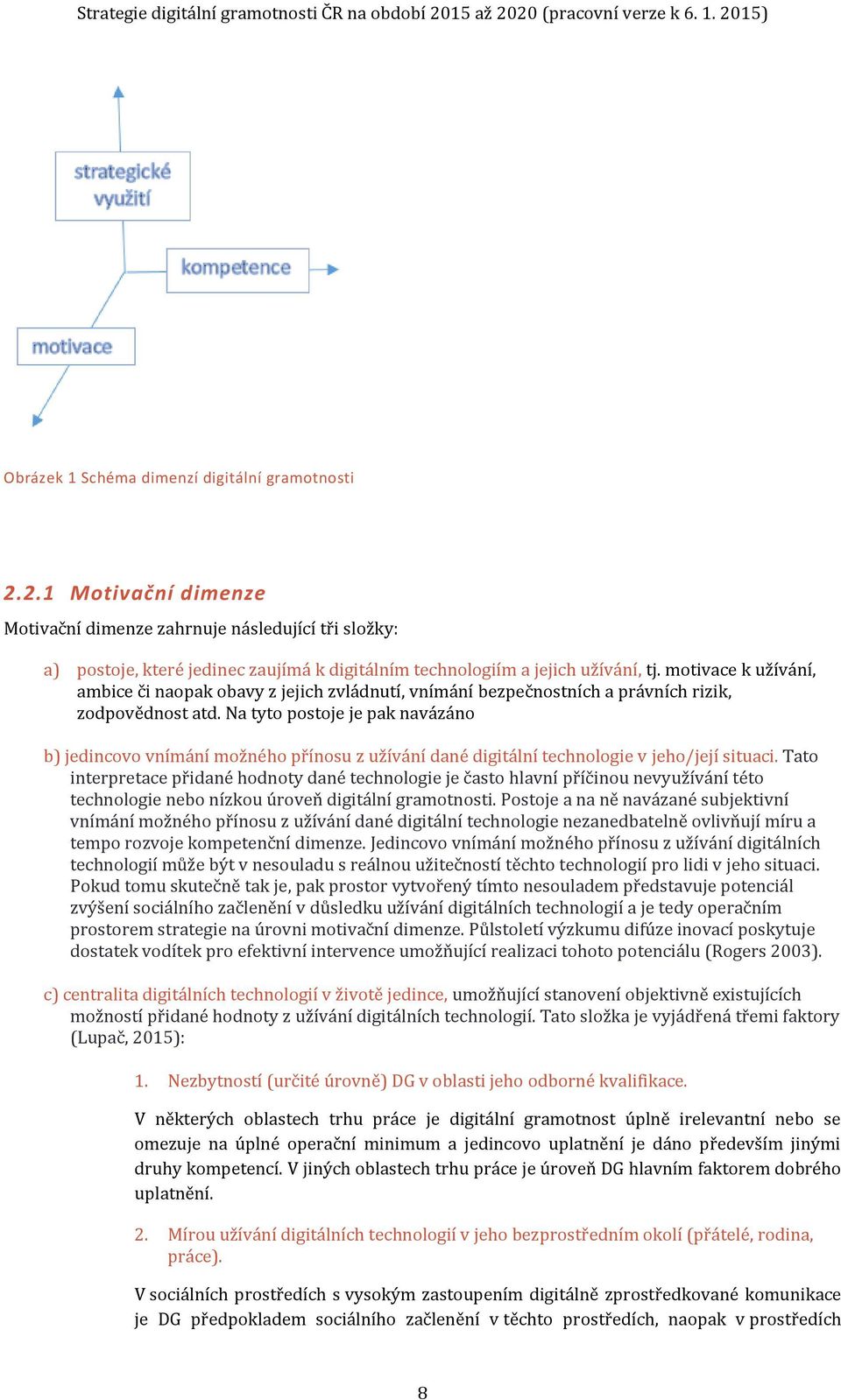 motivace k užívání, ambice či naopak obavy z jejich zvládnutí, vnímání bezpečnostních a právních rizik, zodpovědnost atd.