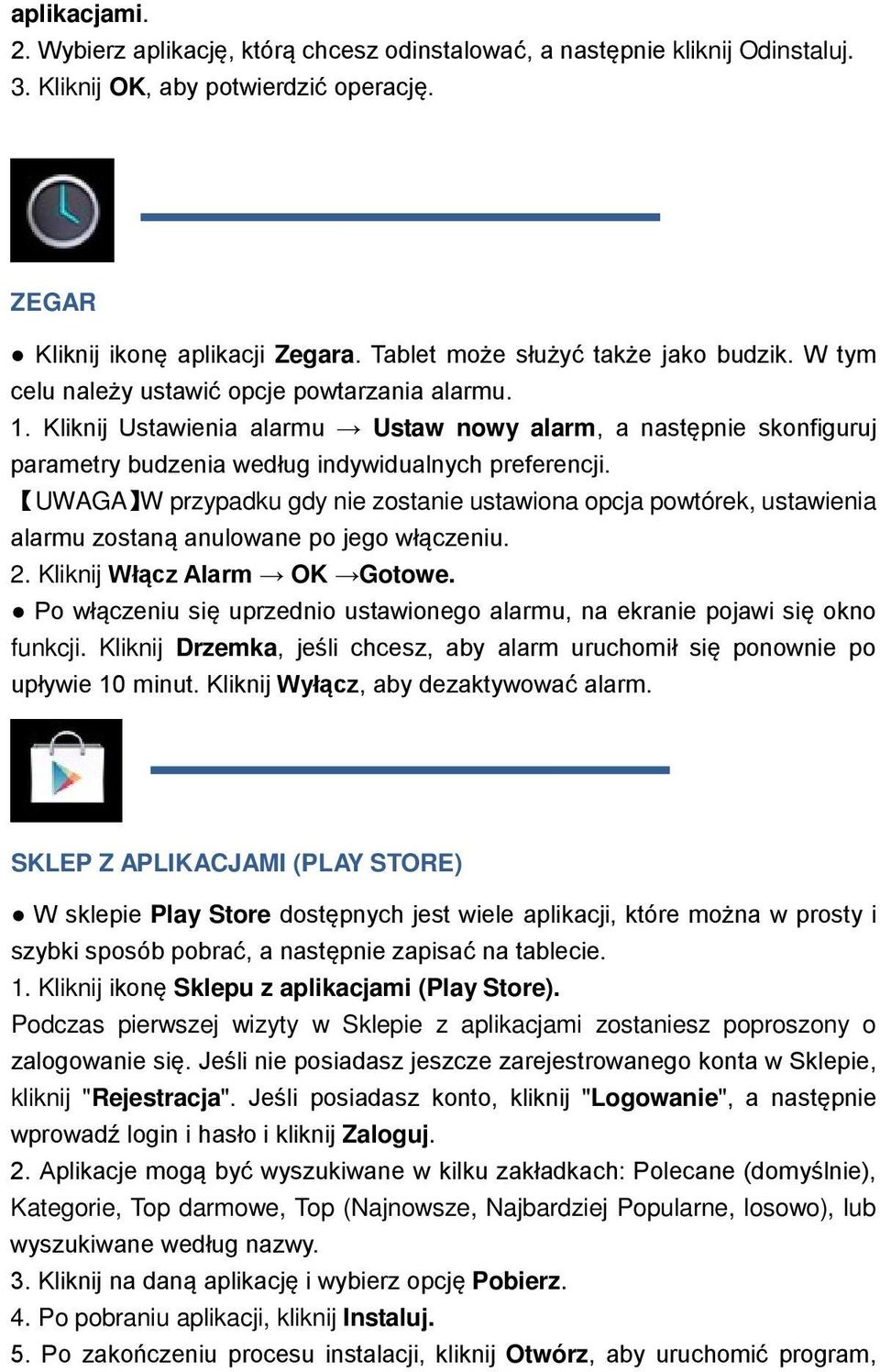 Kliknij Ustawienia alarmu Ustaw nowy alarm, a następnie skonfiguruj parametry budzenia według indywidualnych preferencji.