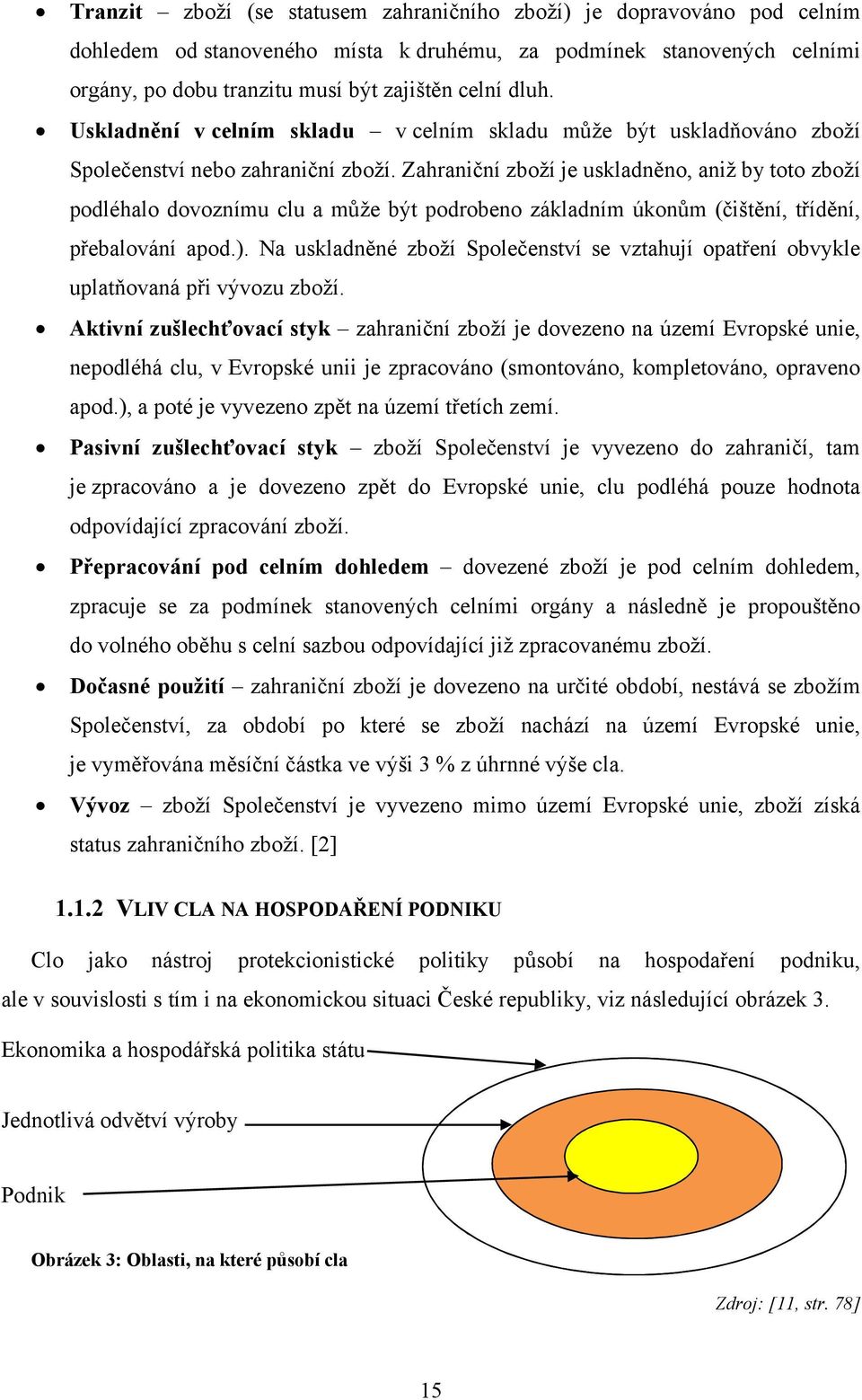 Zahraniční zboží je uskladněno, aniž by toto zboží podléhalo dovoznímu clu a může být podrobeno základním úkonům (čištění, třídění, přebalování apod.).