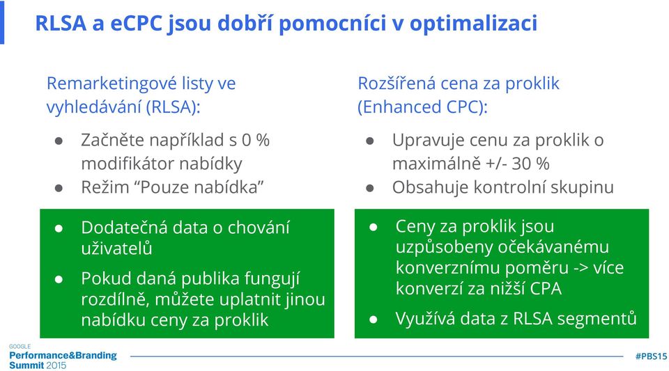 fungují rozdílně, můžete uplatnit jinou nabídku ceny za proklik Ceny za proklik jsou uzpůsobeny očekávanému konverznímu poměru