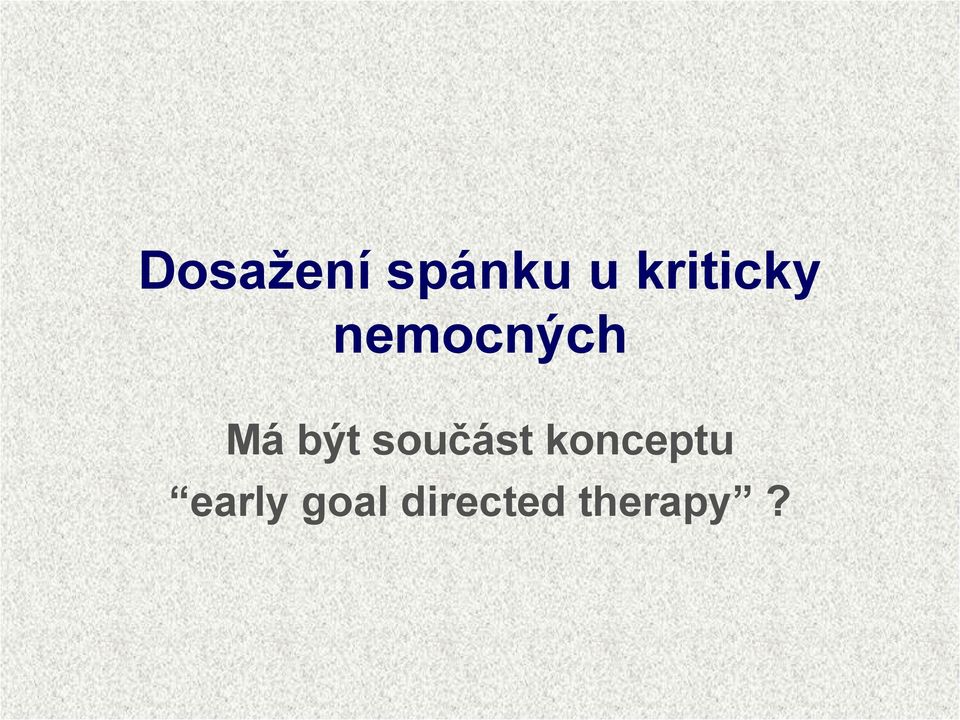 být součást konceptu