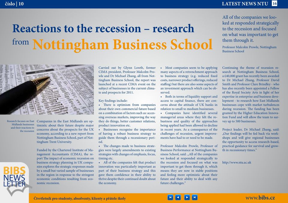 Nottingham Business School, part of Nottingham Trent University.