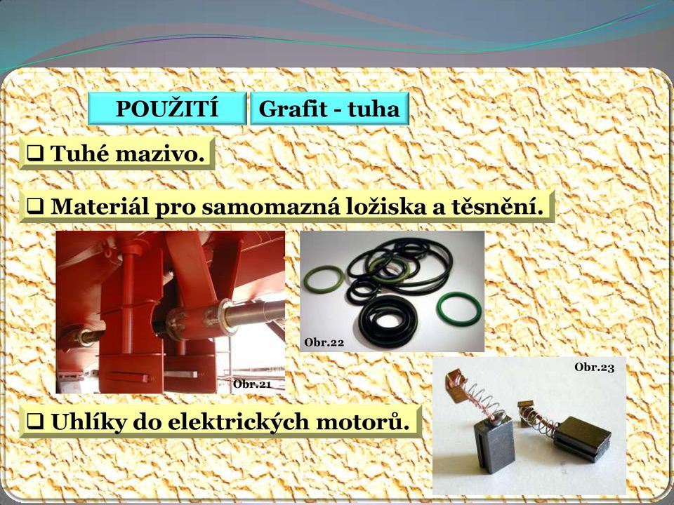 Materiál pro samomazná ložiska