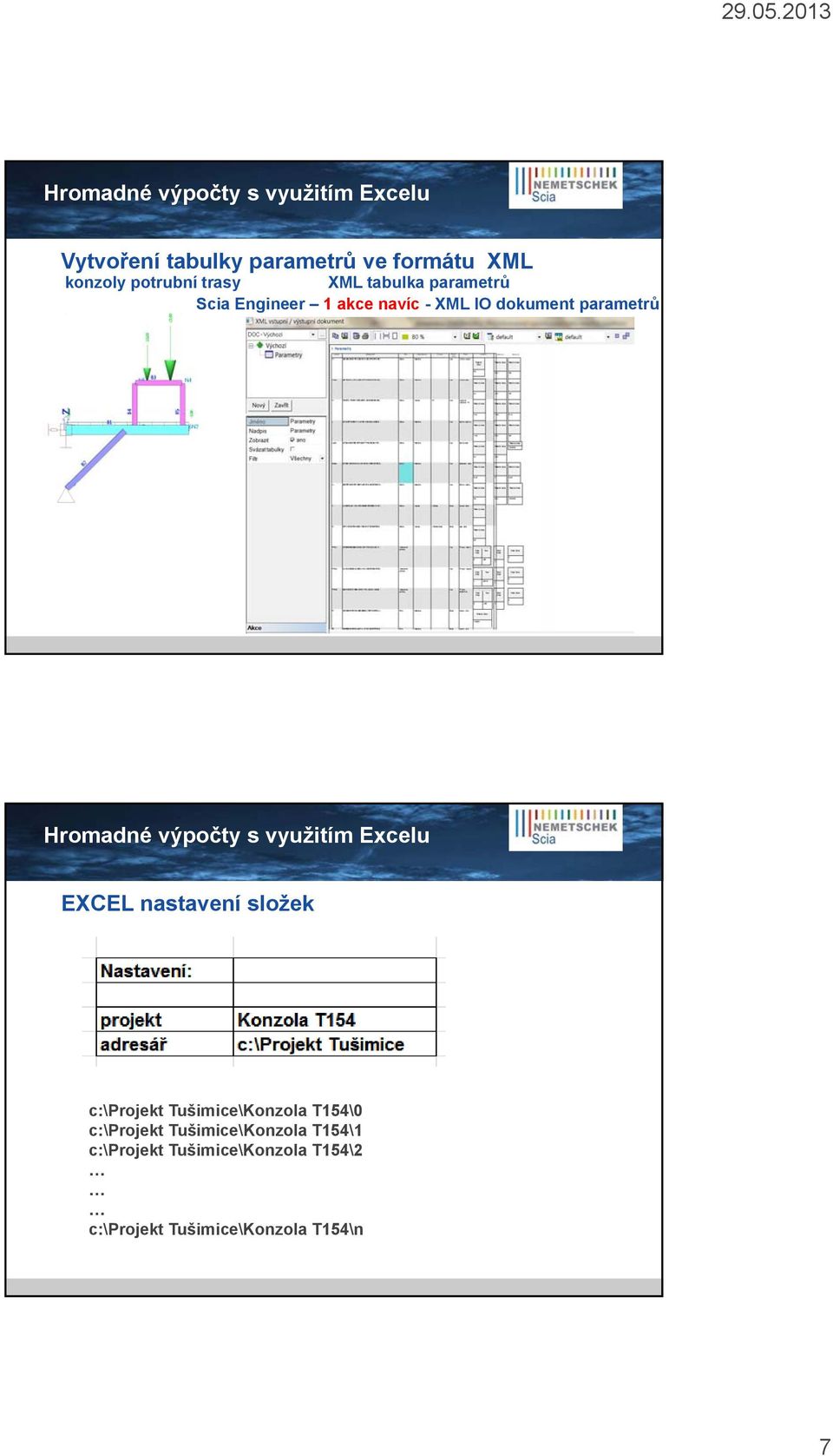 EXCEL nastavení složek c:\projekt Tušimice\Konzola T154\0 c:\projekt