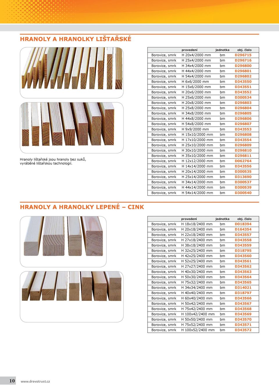 D296802 Borovice, smrk H 6x6/2000 mm bm D343550 Borovice, smrk H 15x6/2000 mm bm D343551 Borovice, smrk H 20x6/2000 mm bm D343552 Borovice, smrk H 25x6/2000 mm bm D300534 Borovice, smrk H 20x8/2000