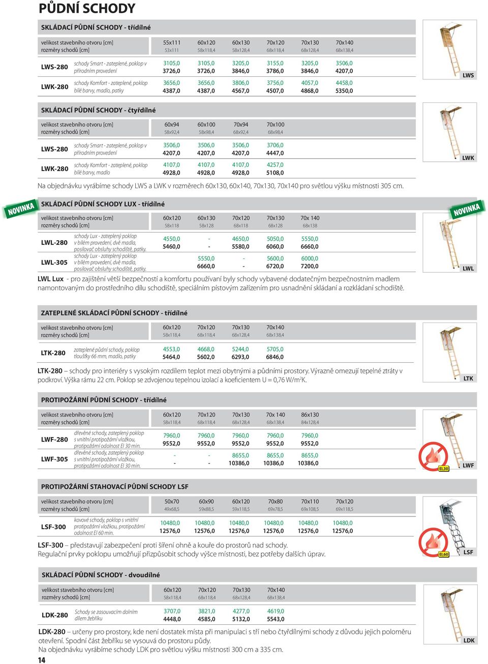 4458,0 4387,0 4387,0 4567,0 4507,0 4868,0 5350,0 LWS SKLÁDACÍ PŮDNÍ SCHODY - čtyřdílné 60x94 60x100 70x94 70x100 58x92,4 58x98,4 68x92,4 68x98,4 LWS-280 LWK-280 schody Smart - zateplené, poklop v