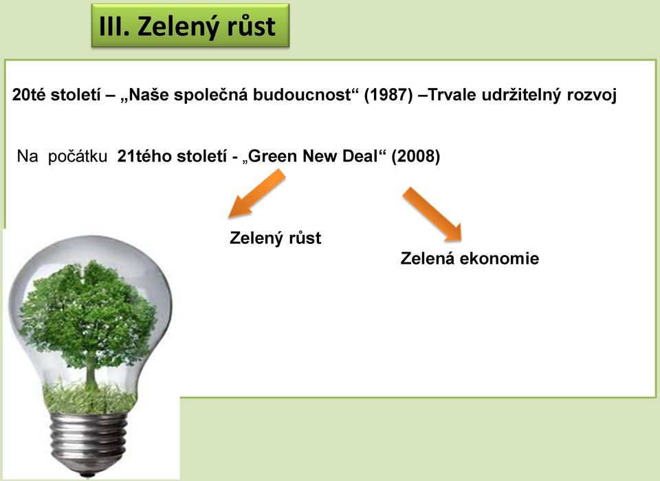 udržitelný rozvoj Na počátku 21tého