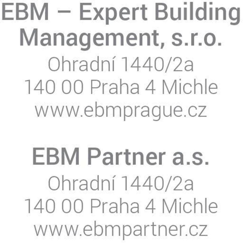 ebmprague.cz EBM Partner a.s. ebmpartner.