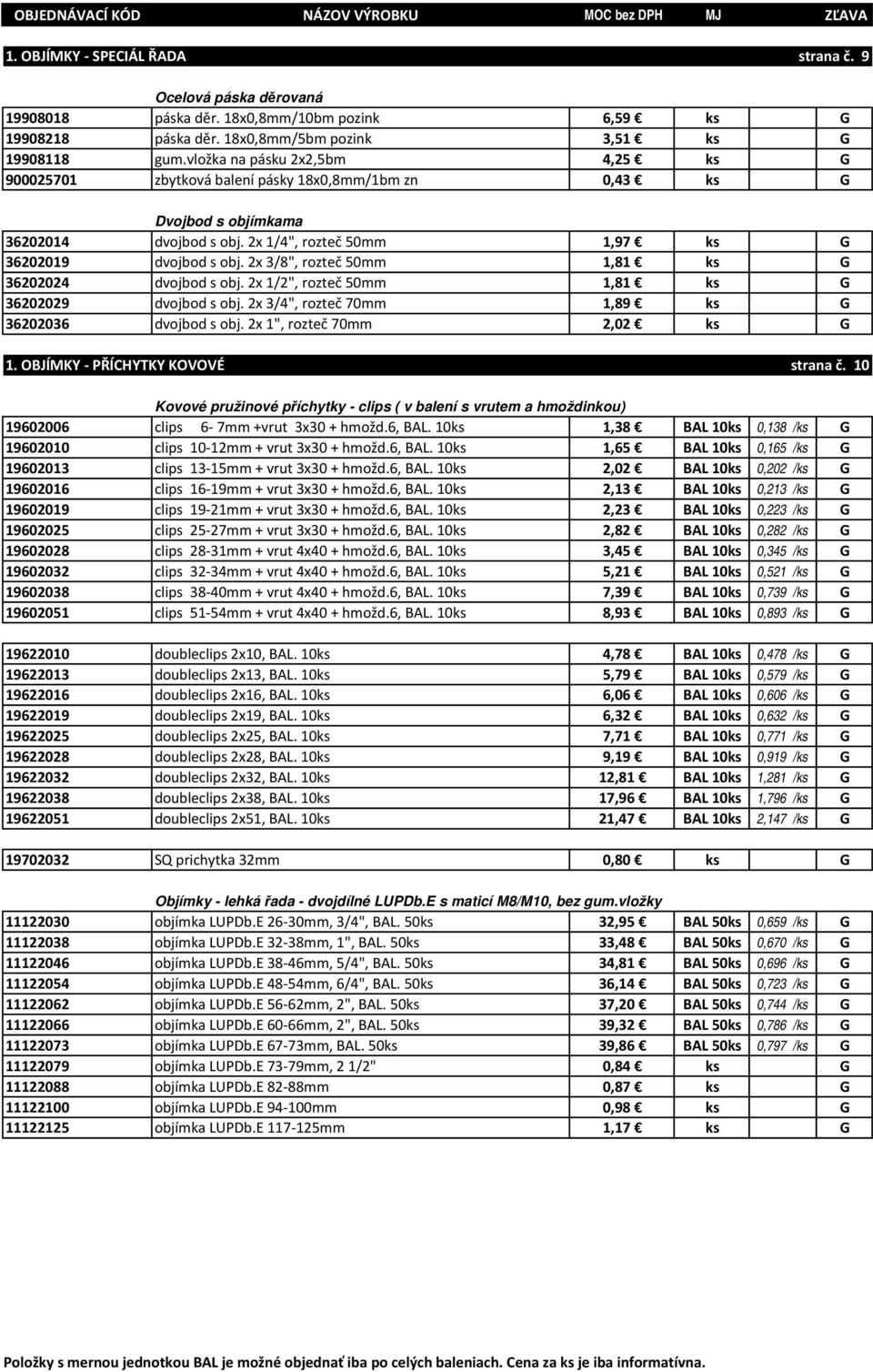 2x 3/8", rozteč 50mm 1,81 ks G 36202024 dvojbod s obj. 2x 1/2", rozteč 50mm 1,81 ks G 36202029 dvojbod s obj. 2x 3/4", rozteč 70mm 1,89 ks G 36202036 dvojbod s obj. 2x 1", rozteč 70mm 2,02 ks G 1.