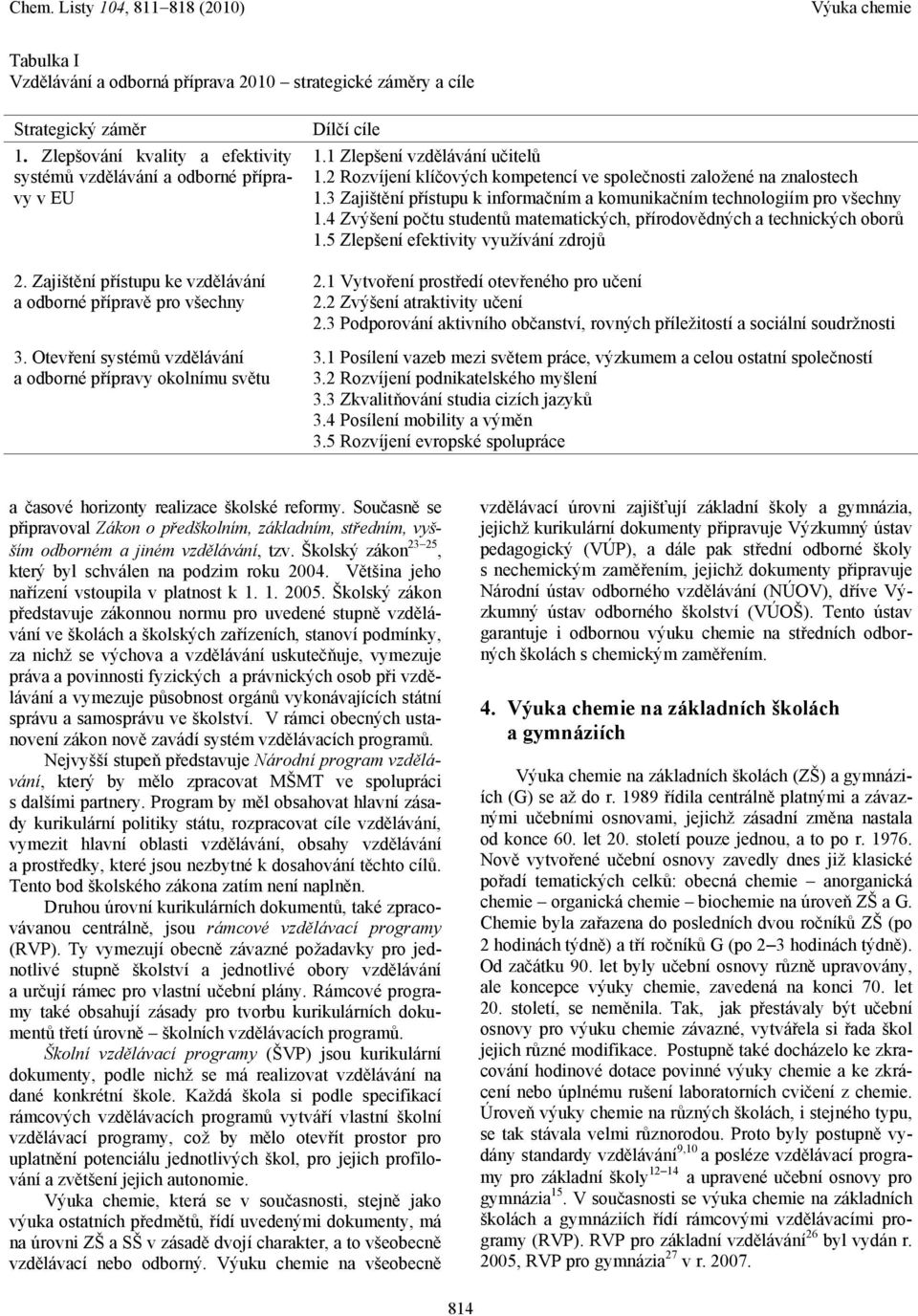 2 Rozvíjení klíčových kompetencí ve společnosti založené na znalostech 1.3 Zajištění přístupu k informačním a komunikačním technologiím pro všechny 1.