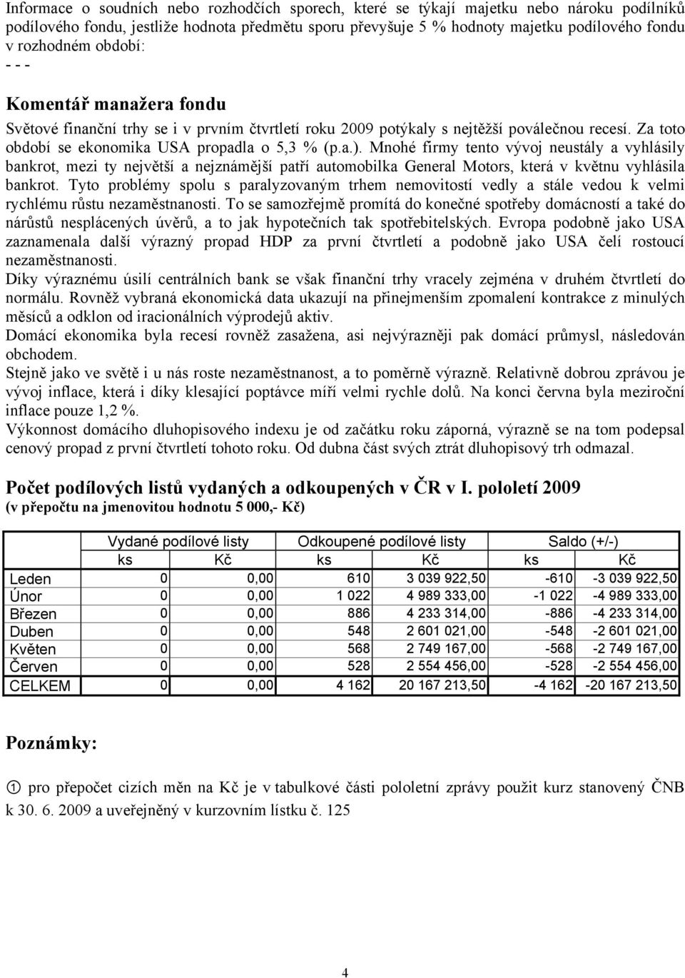 Mnohé firmy tento vývoj neustály a vyhlásily bankrot, mezi ty největší a nejznámější patří automobilka General Motors, která v květnu vyhlásila bankrot.