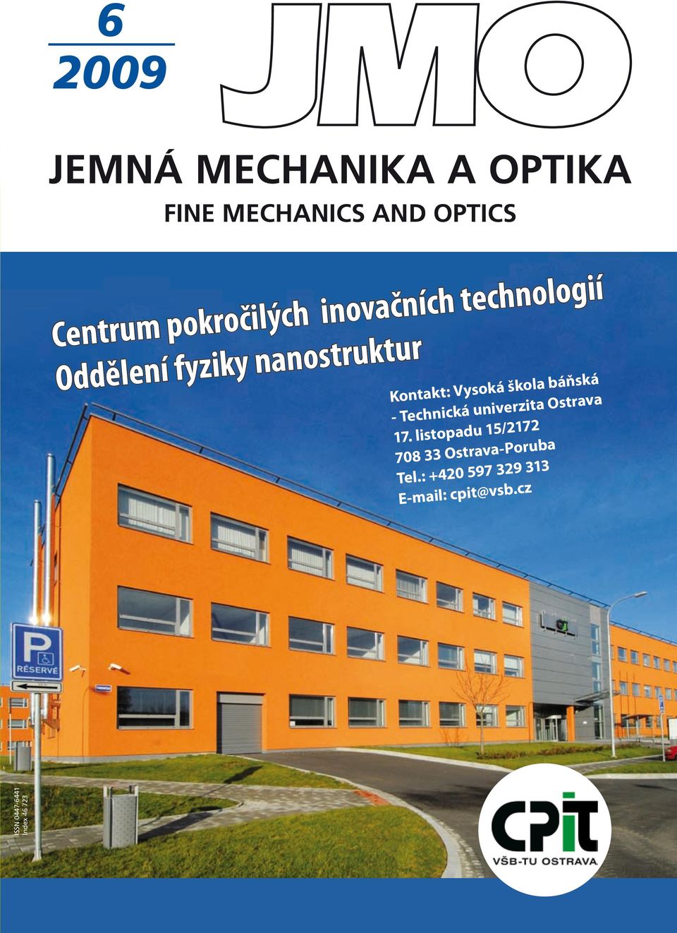 Vysoká škola báňská - Technická univerzita Ostrava 17.