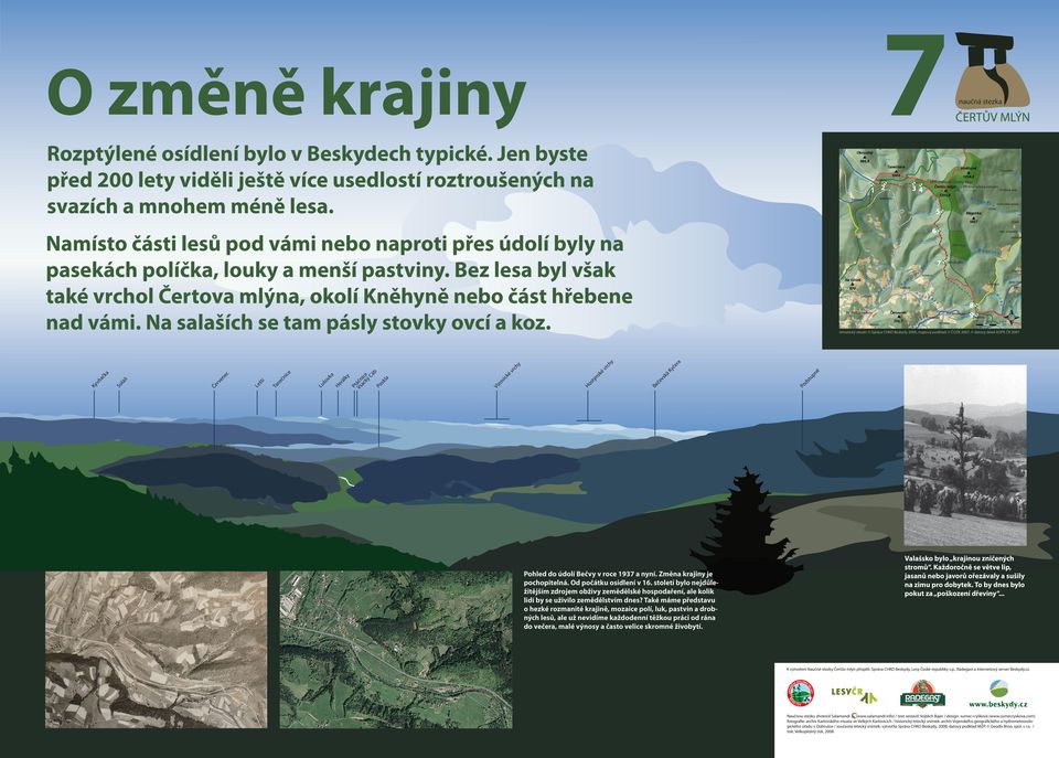 Změna krajiny je pochopitelná. Od počátku osídlení v 16. století bylo nejdůležitějším zdrojem obživy zemědělské hospodaření, ale kolik lidí by se uživilo zemědělstvím dnes?