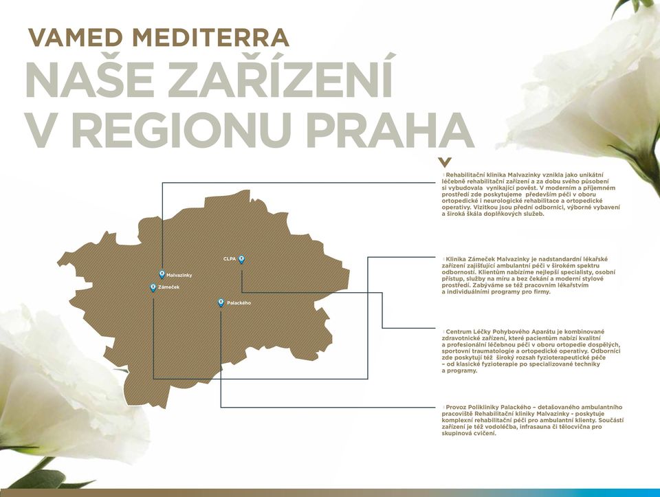 Vizitkou jsou přední odborníci, výborné vybavení a široká škála doplňkových služeb.